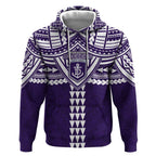 Personalized Fremantle Dockers Hoodie Polynesian Tribal Pattern Heritage Football