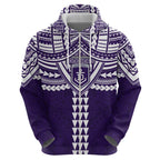Personalized Fremantle Dockers Hoodie Polynesian Tribal Pattern Heritage Football