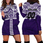 Personalized Fremantle Dockers Hoodie Dress Polynesian Tribal Pattern Heritage Football