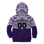 Personalized Fremantle Dockers Kid Hoodie Polynesian Tribal Pattern Heritage Football