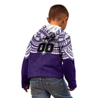 Personalized Fremantle Dockers Kid Hoodie Polynesian Tribal Pattern Heritage Football