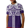Personalized Fremantle Dockers Kid Polo Shirt Polynesian Tribal Pattern Heritage Football