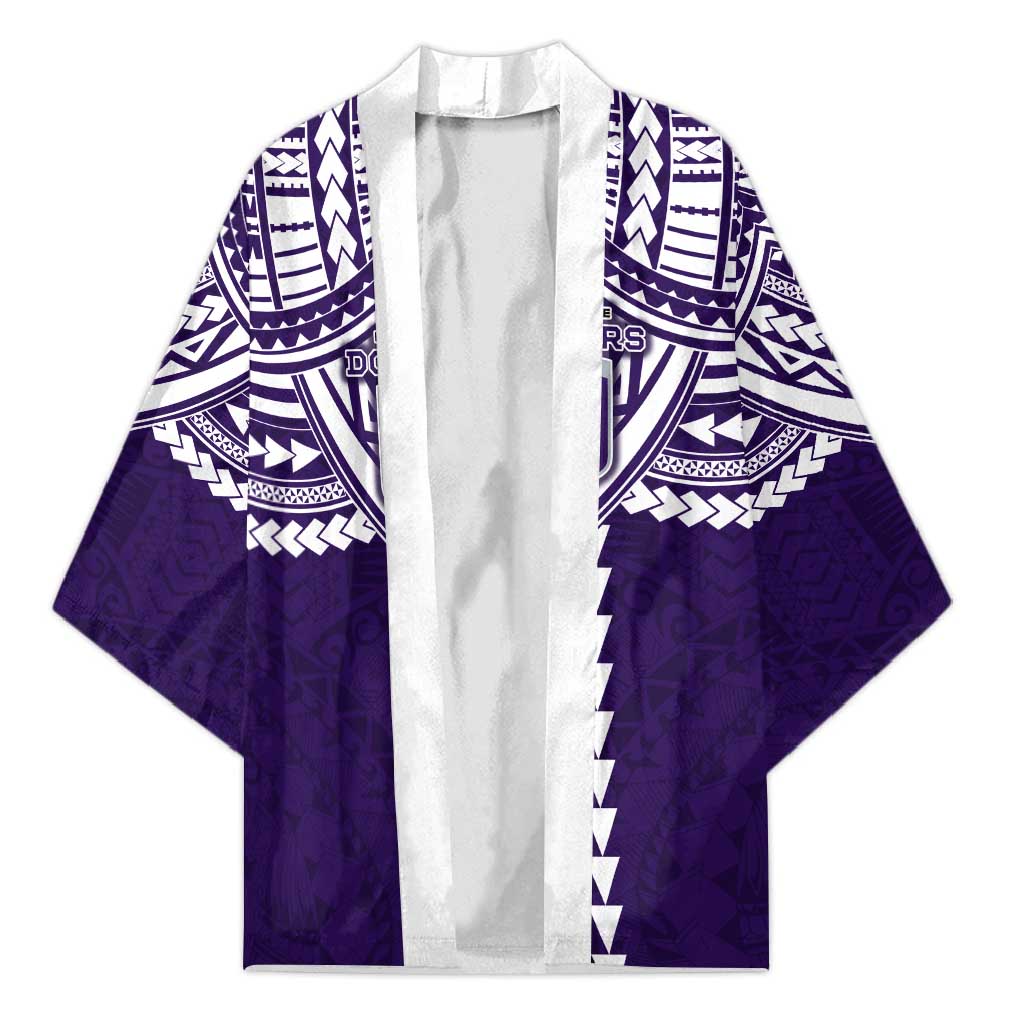 Personalized Fremantle Dockers Kimono Polynesian Tribal Pattern Heritage Football