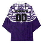 Personalized Fremantle Dockers Kimono Polynesian Tribal Pattern Heritage Football