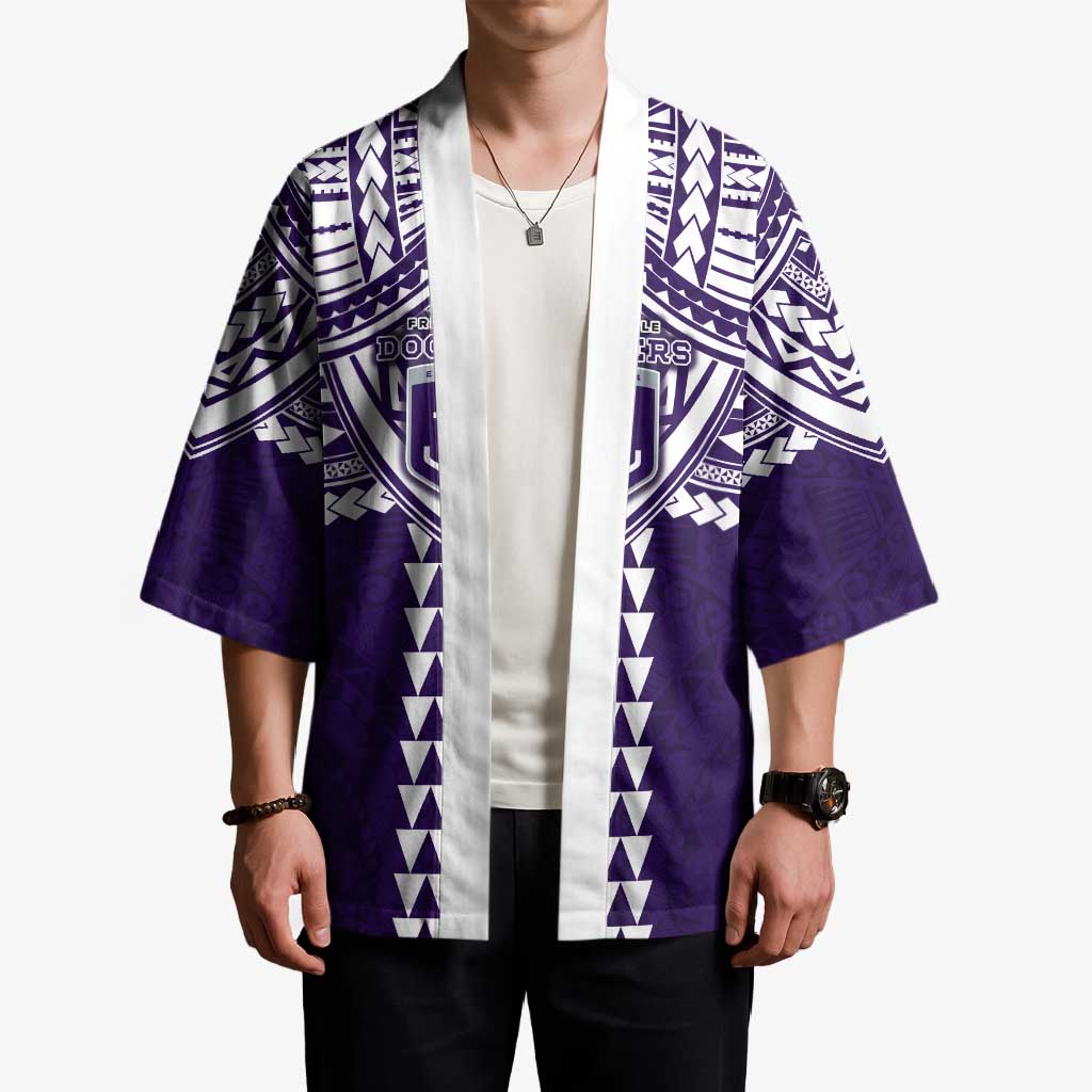 Personalized Fremantle Dockers Kimono Polynesian Tribal Pattern Heritage Football