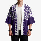 Personalized Fremantle Dockers Kimono Polynesian Tribal Pattern Heritage Football