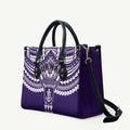 Personalized Fremantle Dockers Leather Bag Polynesian Tribal Pattern Heritage Football