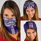 Personalized Fremantle Dockers Neck Gaiter Polynesian Tribal Pattern Heritage Football