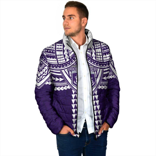 Personalized Fremantle Dockers Padded Jacket Polynesian Tribal Pattern Heritage Football