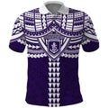 Personalized Fremantle Dockers Polo Shirt Polynesian Tribal Pattern Heritage Football
