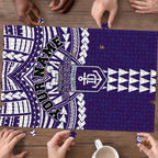 Personalized Fremantle Dockers Puzzle Polynesian Tribal Pattern Heritage Football