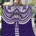 Personalized Fremantle Dockers Quilt Polynesian Tribal Pattern Heritage Football