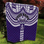 Personalized Fremantle Dockers Quilt Polynesian Tribal Pattern Heritage Football