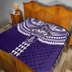 Personalized Fremantle Dockers Quilt Polynesian Tribal Pattern Heritage Football
