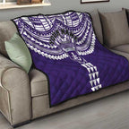 Personalized Fremantle Dockers Quilt Polynesian Tribal Pattern Heritage Football