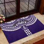Personalized Fremantle Dockers Rubber Doormat Polynesian Tribal Pattern Heritage Football