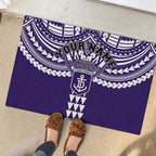 Personalized Fremantle Dockers Rubber Doormat Polynesian Tribal Pattern Heritage Football