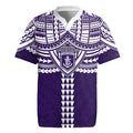 Personalized Fremantle Dockers Rugby Jersey Polynesian Tribal Pattern Heritage Football