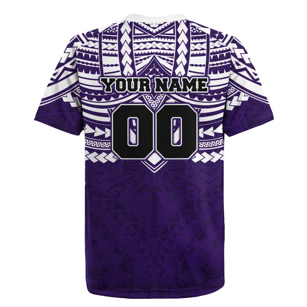 Personalized Fremantle Dockers Rugby Jersey Polynesian Tribal Pattern Heritage Football
