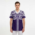 Personalized Fremantle Dockers Scrub Top Polynesian Tribal Pattern Heritage Football
