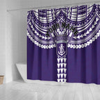 Personalized Fremantle Dockers Shower Curtain Polynesian Tribal Pattern Heritage Football