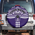 Personalized Fremantle Dockers Spare Tire Cover Polynesian Tribal Pattern Heritage Football