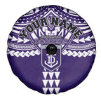 Personalized Fremantle Dockers Spare Tire Cover Polynesian Tribal Pattern Heritage Football