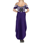 Personalized Fremantle Dockers Summer Maxi Dress Polynesian Tribal Pattern Heritage Football