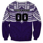 Personalized Fremantle Dockers Sweatshirt Polynesian Tribal Pattern Heritage Football