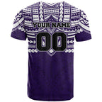 Personalized Fremantle Dockers T Shirt Polynesian Tribal Pattern Heritage Football