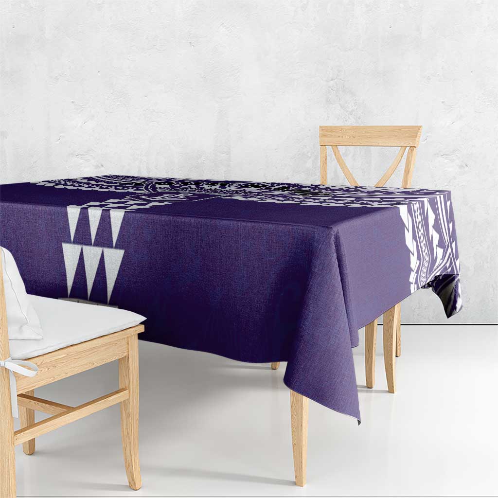Personalized Fremantle Dockers Tablecloth Polynesian Tribal Pattern Heritage Football