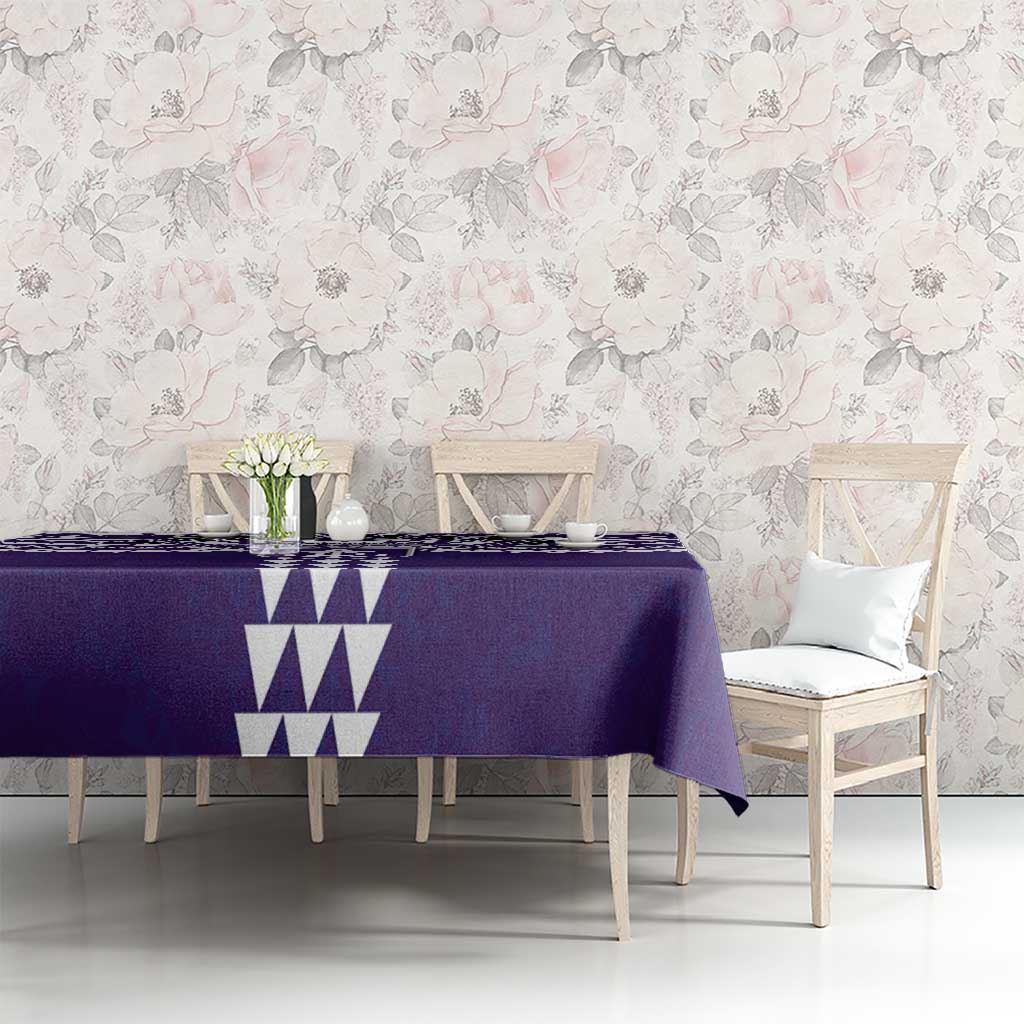 Personalized Fremantle Dockers Tablecloth Polynesian Tribal Pattern Heritage Football