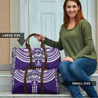 Personalized Fremantle Dockers Travel Bag Polynesian Tribal Pattern Heritage Football