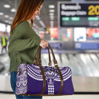 Personalized Fremantle Dockers Travel Bag Polynesian Tribal Pattern Heritage Football