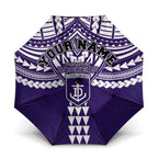 Personalized Fremantle Dockers Umbrella Polynesian Tribal Pattern Heritage Football