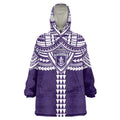 Personalized Fremantle Dockers Wearable Blanket Hoodie Polynesian Tribal Pattern Heritage Football