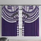 Personalized Fremantle Dockers Window Curtain Polynesian Tribal Pattern Heritage Football