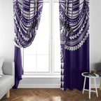 Personalized Fremantle Dockers Window Curtain Polynesian Tribal Pattern Heritage Football