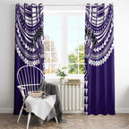 Personalized Fremantle Dockers Window Curtain Polynesian Tribal Pattern Heritage Football