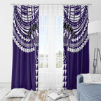 Personalized Fremantle Dockers Window Curtain Polynesian Tribal Pattern Heritage Football