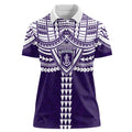 Personalized Fremantle Dockers Women Polo Shirt Polynesian Tribal Pattern Heritage Football