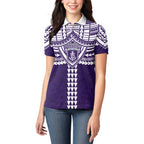 Personalized Fremantle Dockers Women Polo Shirt Polynesian Tribal Pattern Heritage Football