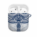 Personalized Geelong Cats AirPods Case Polynesian Tribal Pattern Heritage Football