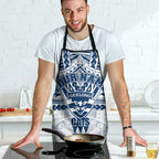 Personalized Geelong Cats Apron Polynesian Tribal Pattern Heritage Football