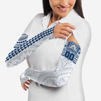 Personalized Geelong Cats Arm Sleeves Polynesian Tribal Pattern Heritage Football