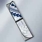 Personalized Geelong Cats Auto Sun Shade Polynesian Tribal Pattern Heritage Football