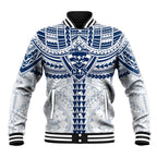 Personalized Geelong Cats Baseball Jacket Polynesian Tribal Pattern Heritage Football