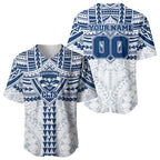 Personalized Geelong Cats Baseball Jersey Polynesian Tribal Pattern Heritage Football