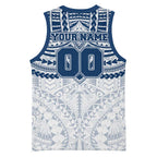 Personalized Geelong Cats Basketball Jersey Polynesian Tribal Pattern Heritage Football