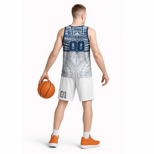 Personalized Geelong Cats Basketball Jersey Polynesian Tribal Pattern Heritage Football